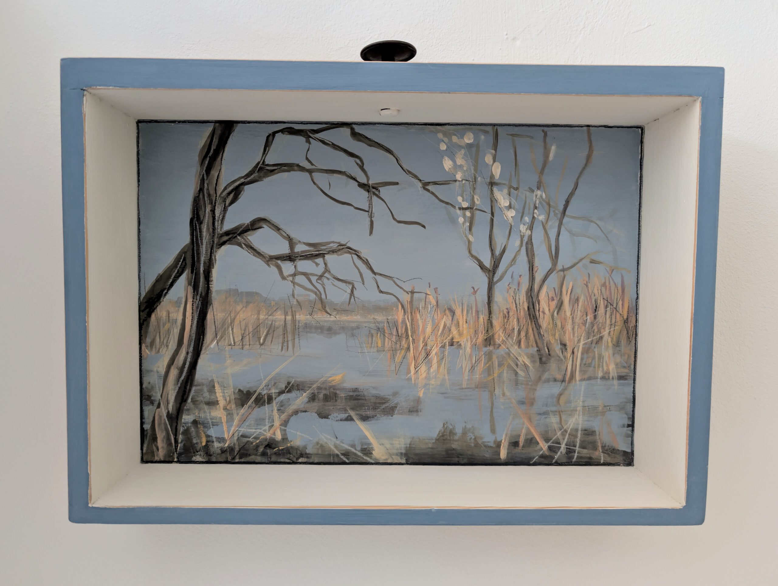 Tage zwischen hellem Gold und Blau